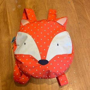Mini Boden fox backpack raincoat